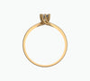 Abstract Elegance Gold Ring