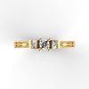 Three Diamond Gold Ring