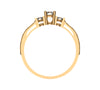 Three Diamond Gold Ring