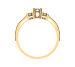 Three Diamond Gold Ring