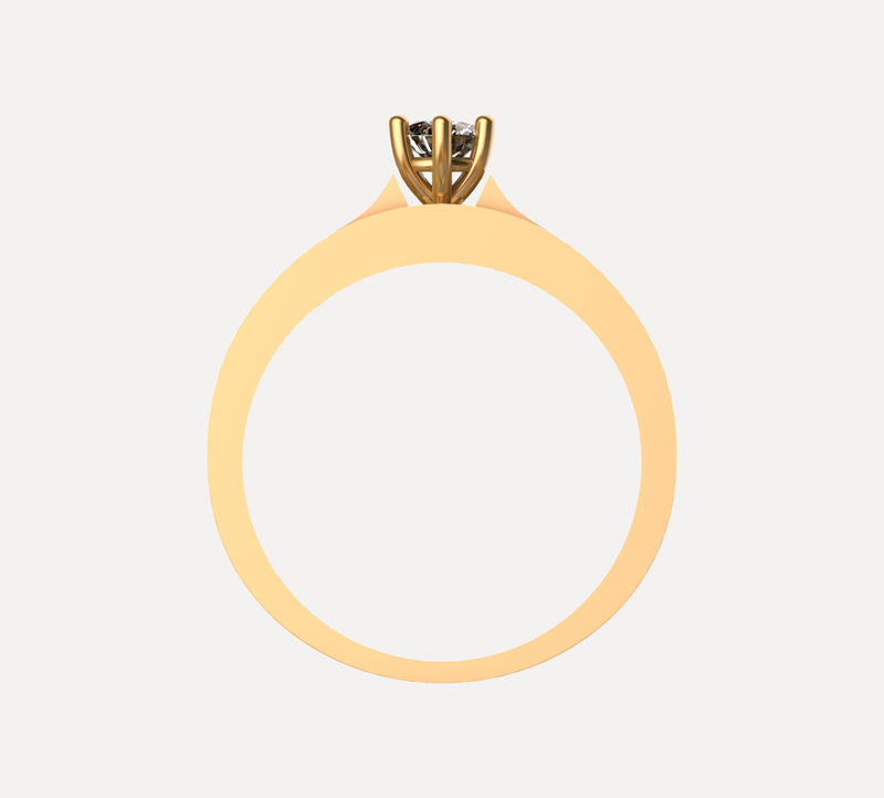 Anillo de oro de pureza